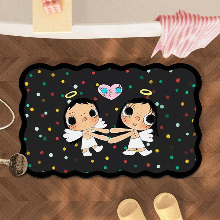 Cartoon Themed Bath Mat