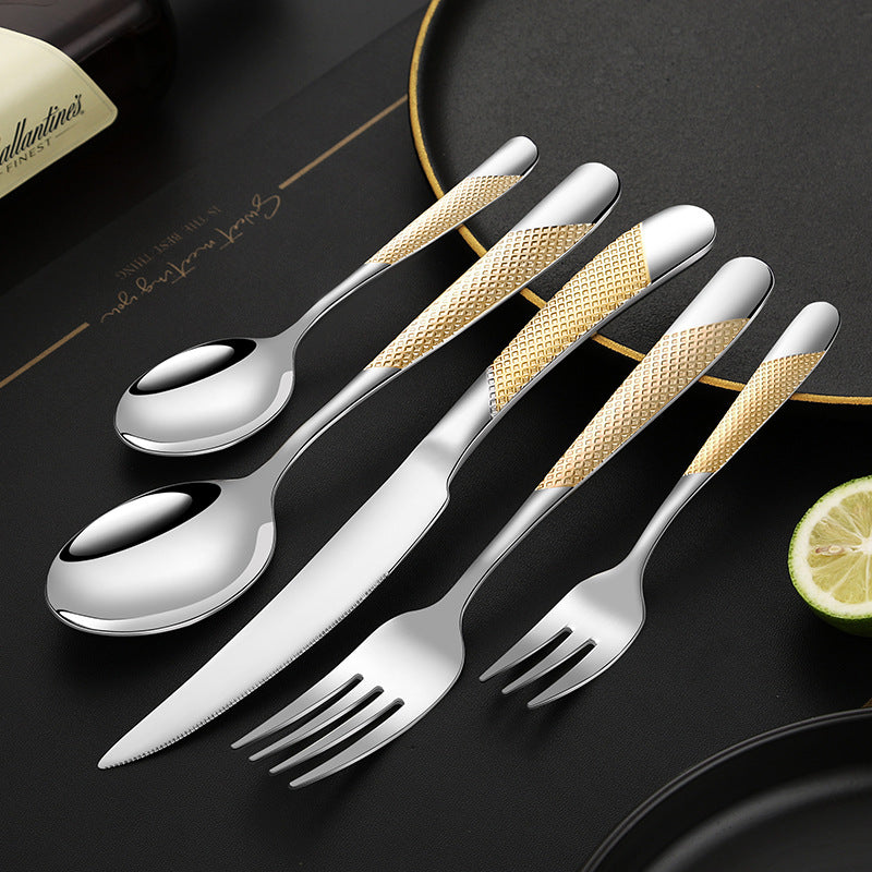 Fine and elegant table knife with non-slip handle Kalsten