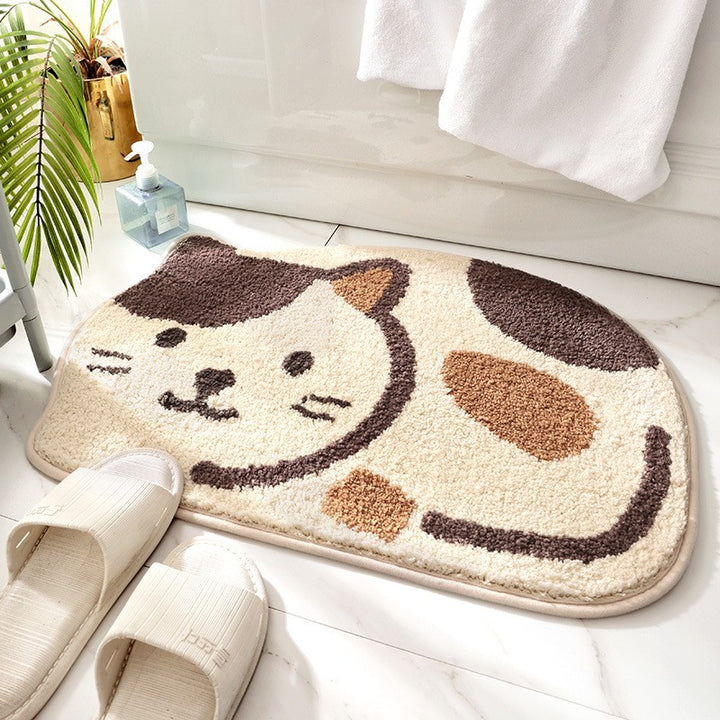 Playful Cartoon Pet Bath Mat Kalsten