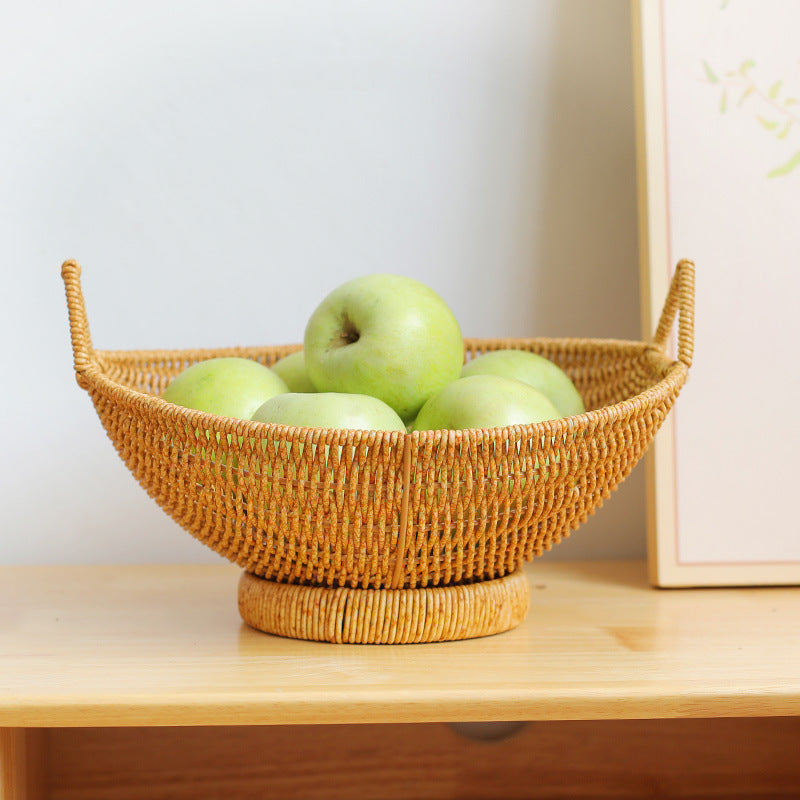 Elegant Woven Fruit Serving Bowl Kalsten