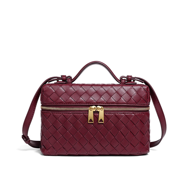 Structured Woven Satchel Bag Kalsten