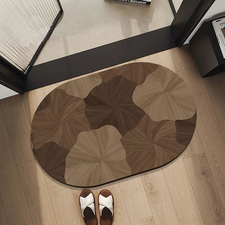 Stylish Wooden Decorative Area Mat