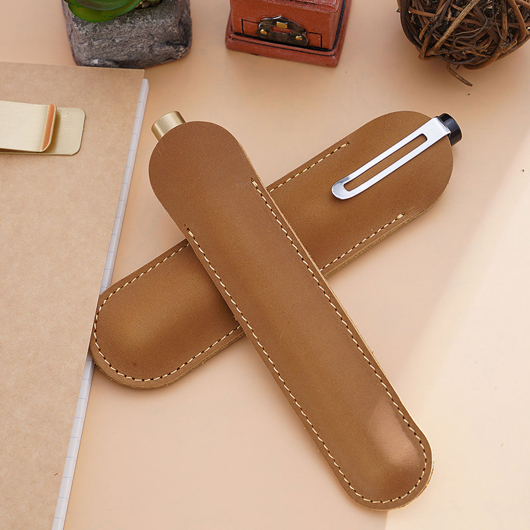Premium Leather Pen Sleeve