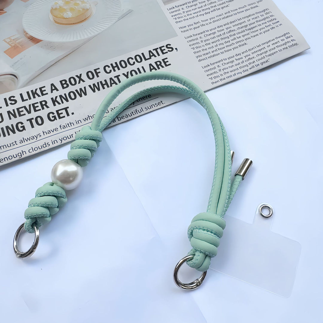 Elegant Knotted Leather Keychain Holder Kalsten