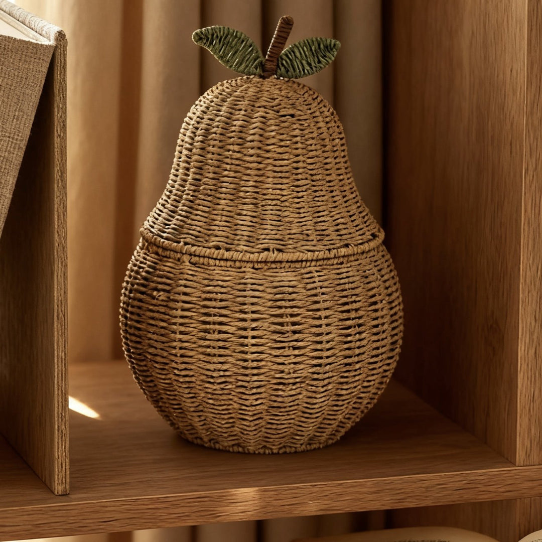 Playful storage basket in wave design Kalsten