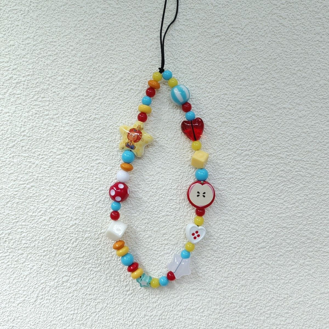 Funky Beaded Charm Lanyard Kalsten