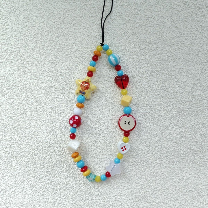 Funky Beaded Charm Lanyard Kalsten