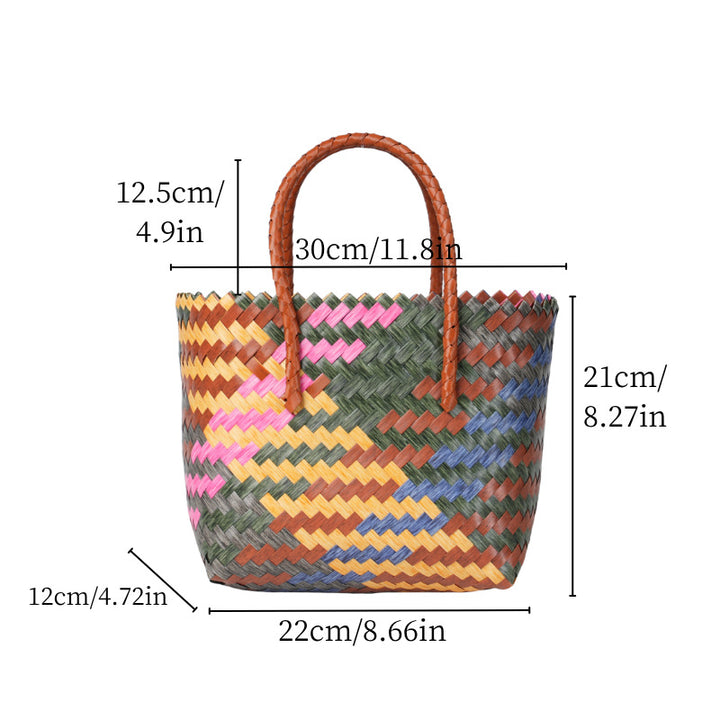 Woven Material Handbag Kalsten