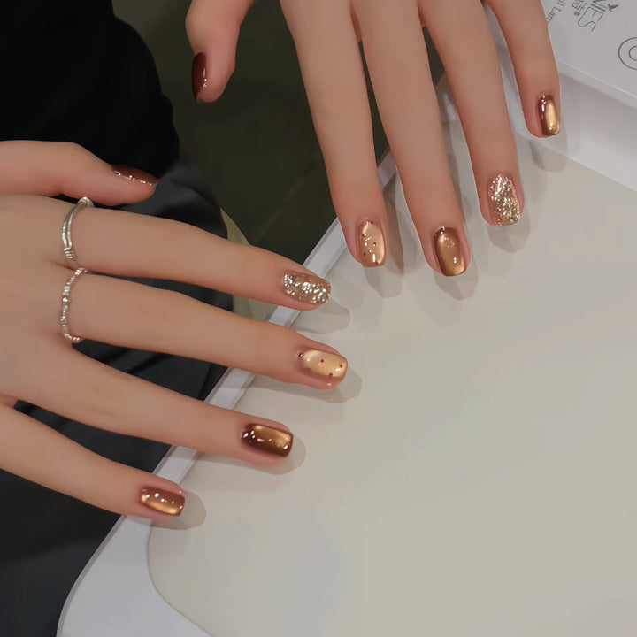 Artistic Heart Pattern Nail Art Extensions Kalsten
