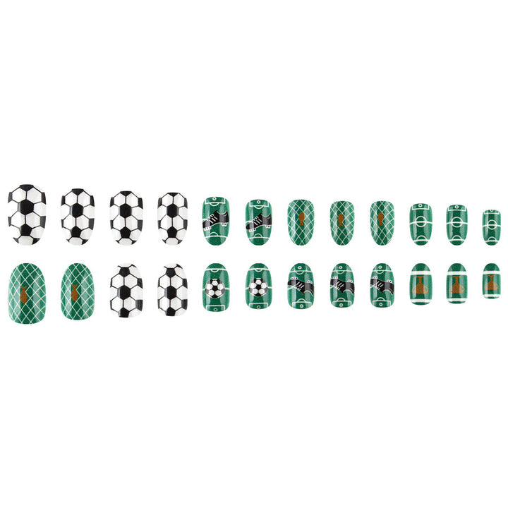 Themed Soccer Nail Art Set Kalsten