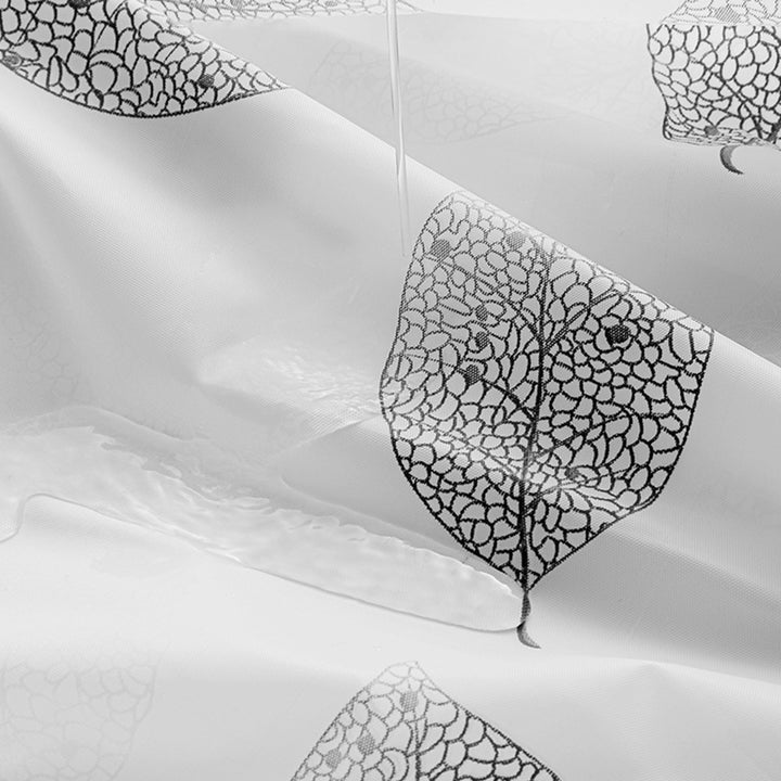 Leaf-Patterned Shower Curtain Kalsten