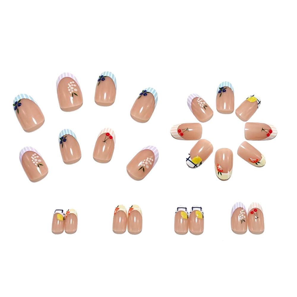 Creative nail art with colorful floral design Kalsten