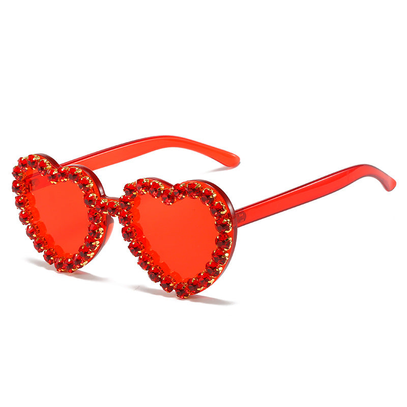 Heart-Shaped Glamorous Sunglasses Kalsten