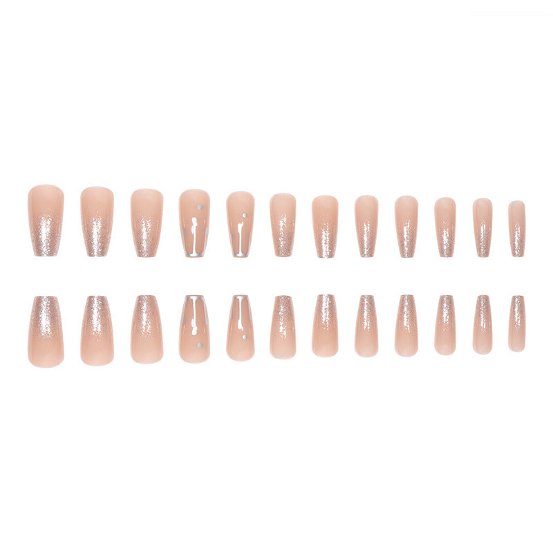 Glamorous Glitter Gradient Stiletto Nails Kalsten
