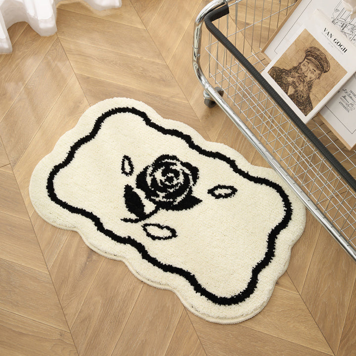 Heart-Shaped Decorative Bath Mat Kalsten
