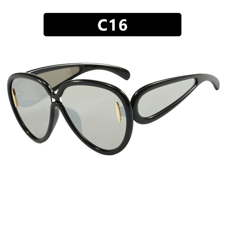 Women extravagant sunglasses in creative design Kalsten