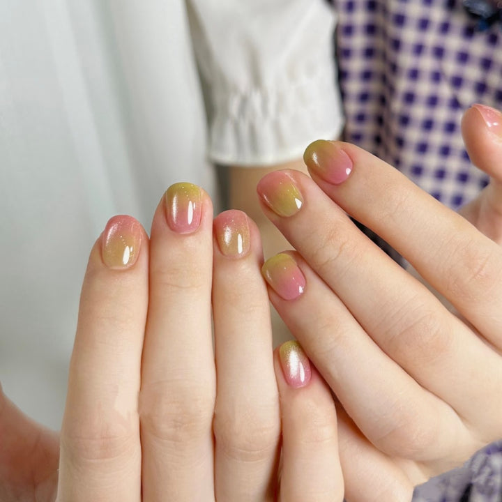 Artificial nails with elegant ombre design Kalsten