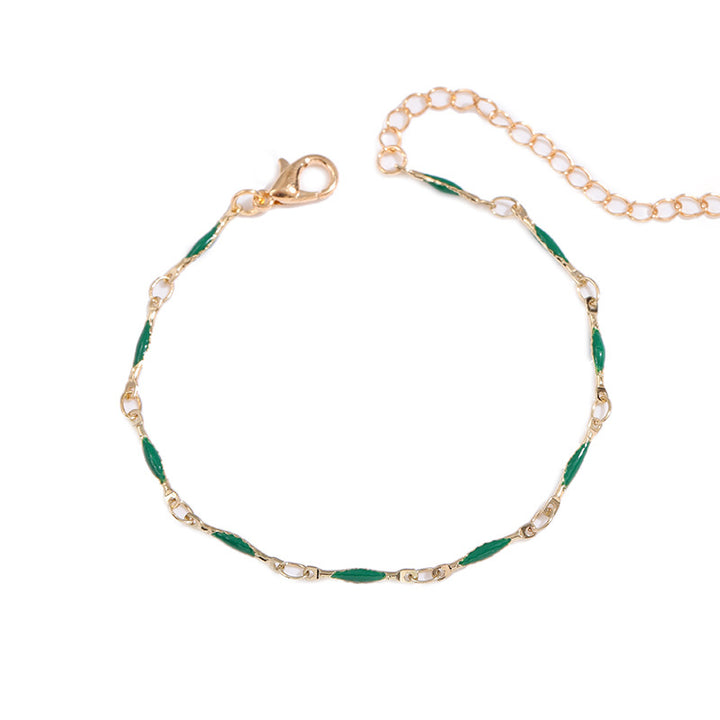 Elegant Adjustable Gemstone Chain Bracelet Kalsten