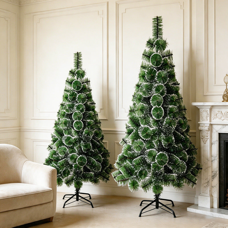Artificial Snow-Flocked Christmas Tree