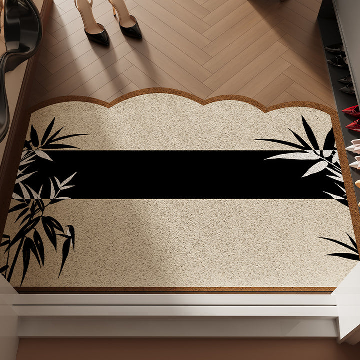 Floral Patterned Welcome Mat