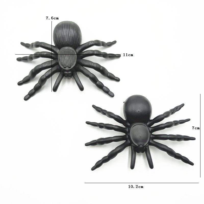 Realistic Halloween Spider Figurines Kalsten