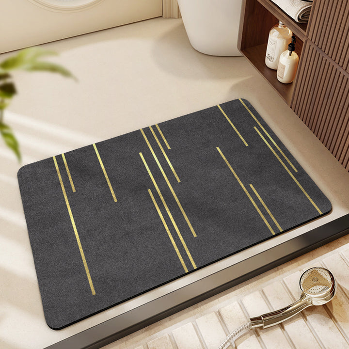 Geometric Patterned Bath Mat Kalsten