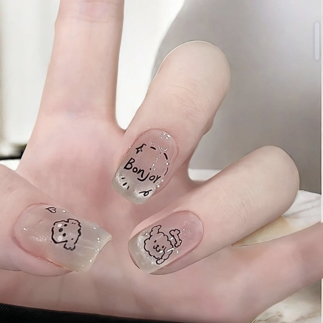 Trendy Press-On Nail Art Set Kalsten