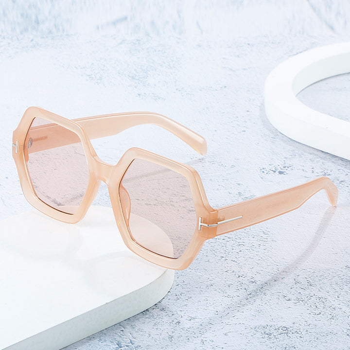 Stylish Oversized Hexagonal Sunglasses Kalsten