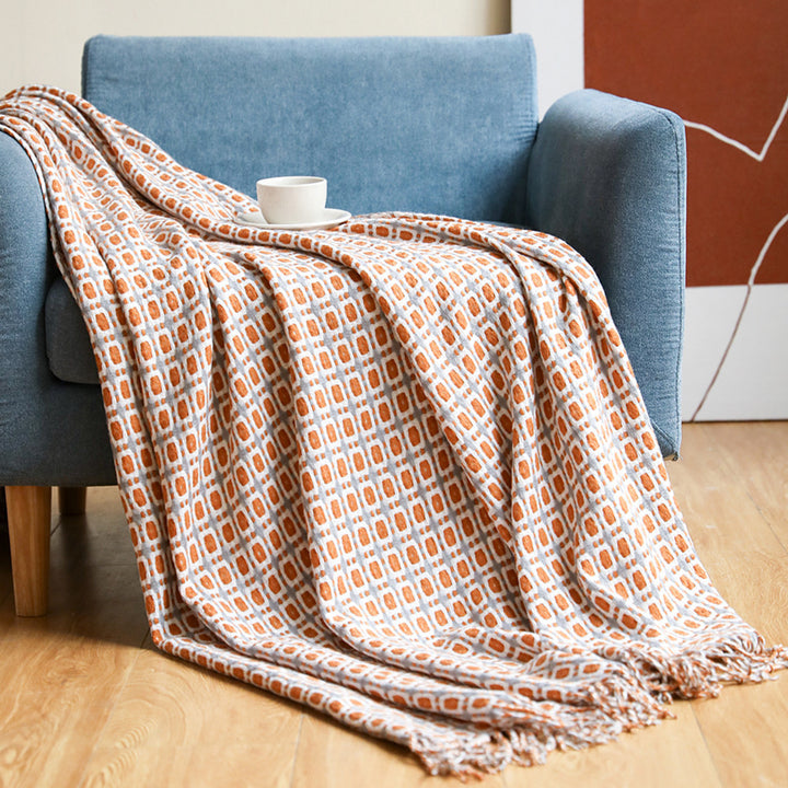 Stylish Houndstooth Pattern Scarf