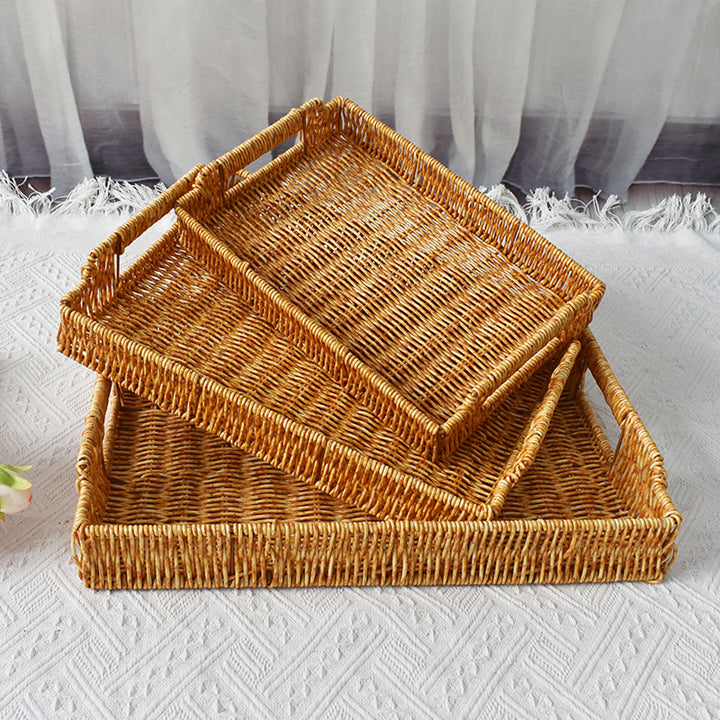 Handcrafted Woven Serving Tray Kalsten 1789539525