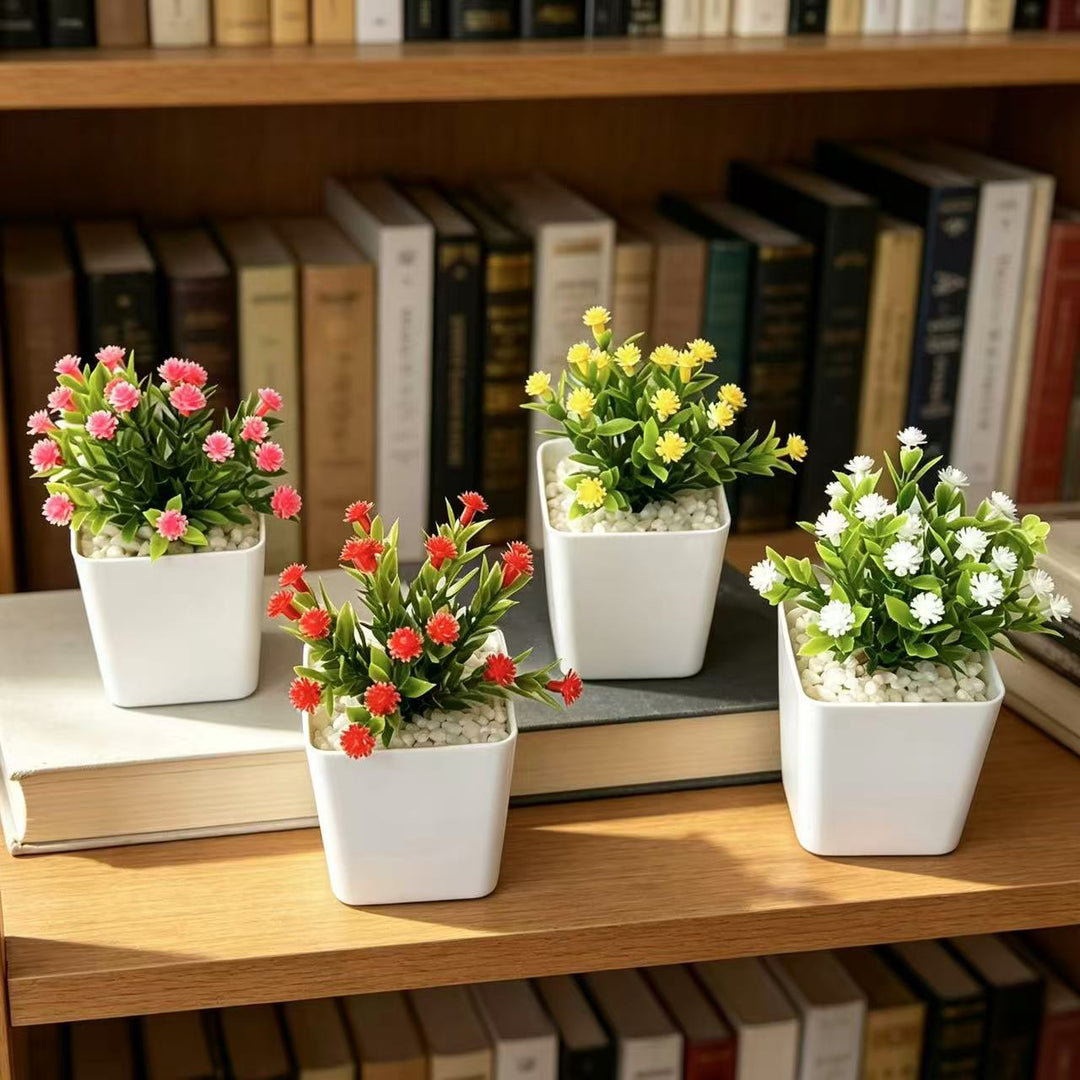 Decorative Mini Potted Plant Arrangement