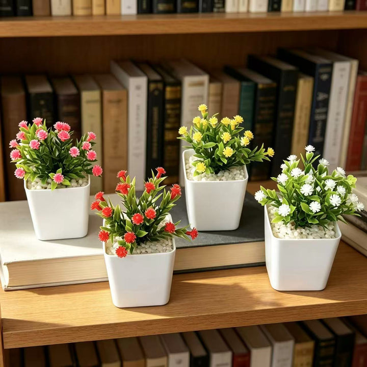 Decorative Mini Potted Plant Arrangement