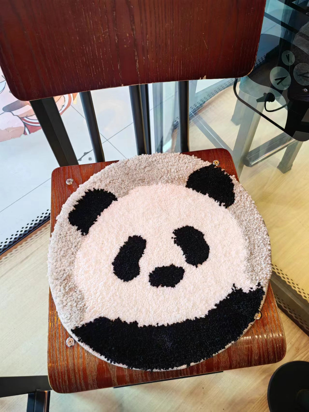 Panda-Themed Plush Floor Mat Kalsten