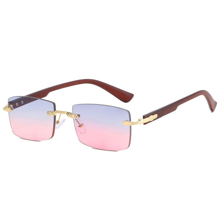 Ladies fashionable square sunglasses with exquisite gold frame Kalsten