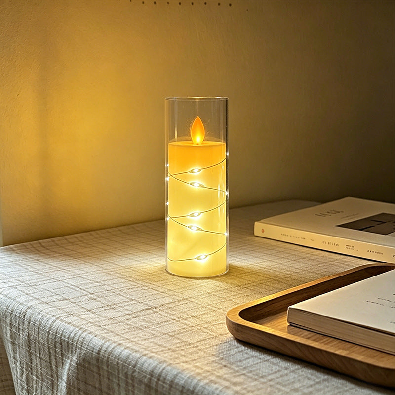 LED Scented Candle with Flame Effect Kalsten
