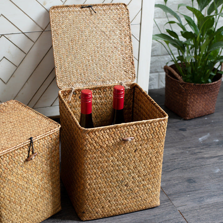 Square Woven Storage Chest Kalsten