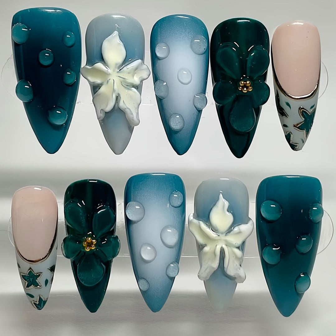 Artistic Gel Nail Art Design Kalsten