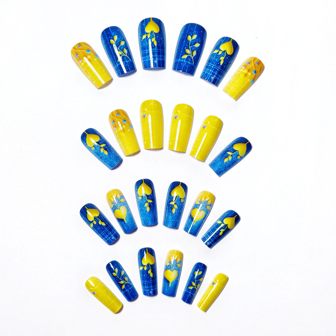 Heart-Inspired Decorative Nail Art Kalsten