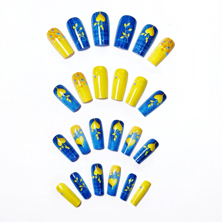 Heart-Inspired Decorative Nail Art Kalsten