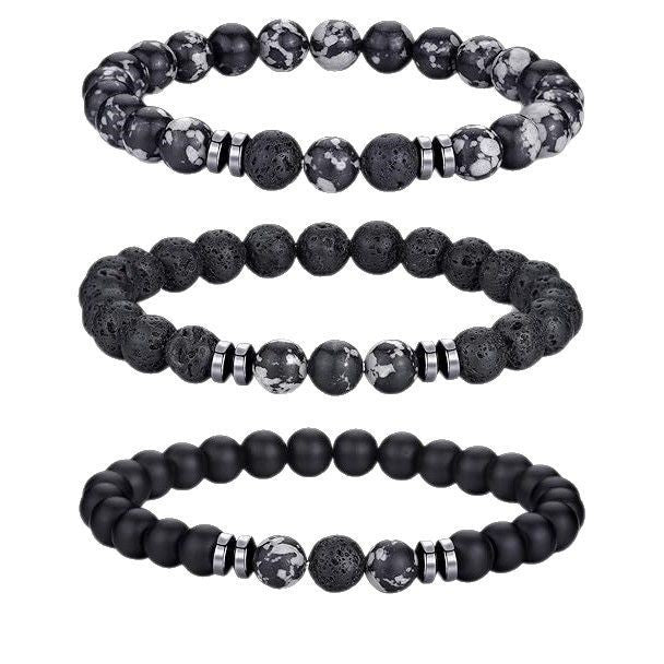 Natural Stone Beaded Bracelet Set Kalsten