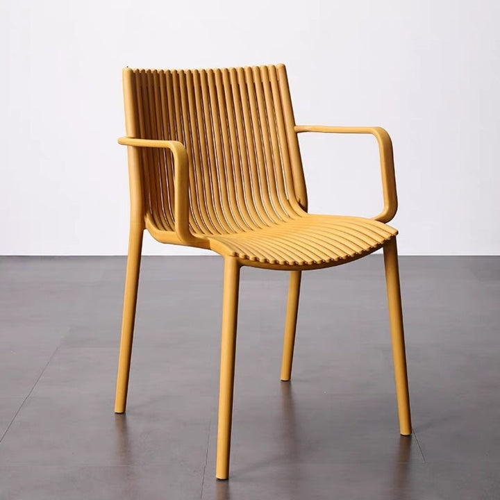 Contemporary Slatted Dining Chair Kalsten