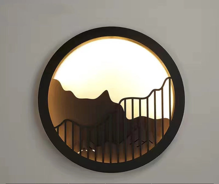Modern Artistic Round Wall Lamp