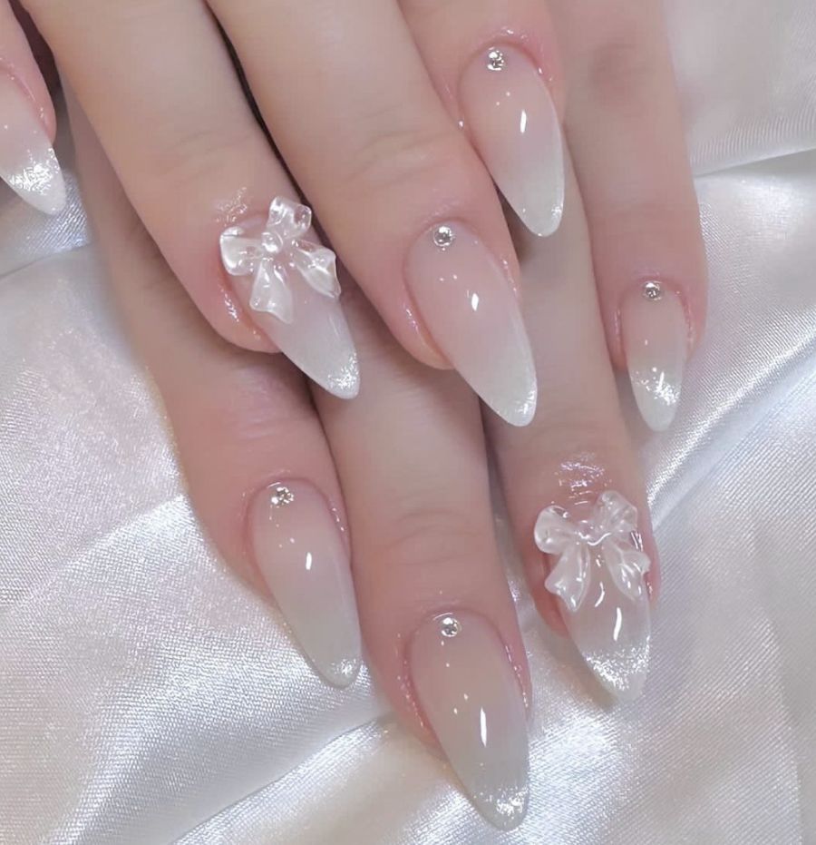 Artificial nails with modern night motif Kalsten