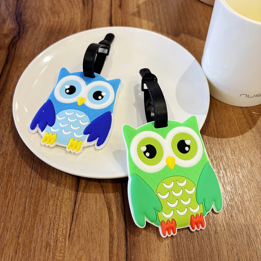 Owl-Shaped Travel Luggage Tag Kalsten