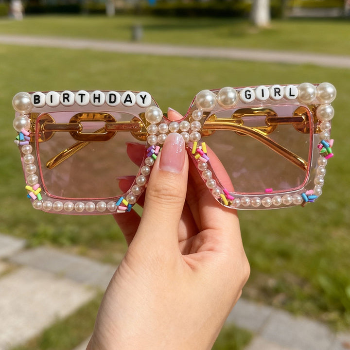 Playful Birthday-Themed Statement Sunglasses Kalsten