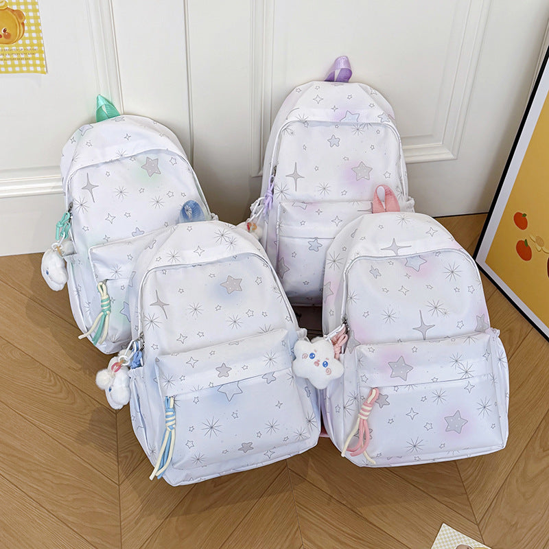 Star-Patterned School Backpack Kalsten