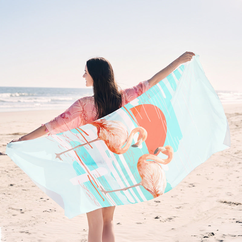 Beach towel in elegant jellyfish design Kalsten