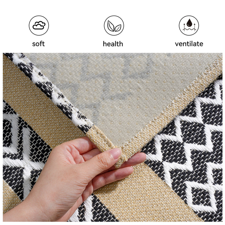 Geometric Pattern Kitchen Runner Mat
