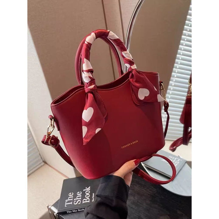 Chic Leather Satchel Bag Kalsten