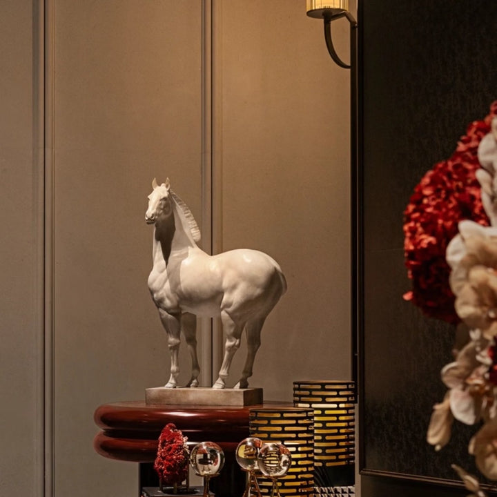 Elegant Horse Figurine Sculpture